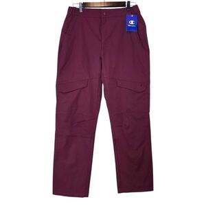 NWT - Champion Women's Burgundy Cargo Pants